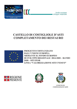 Castello di Costigliole d'Asti completamento dei lavori di restauro