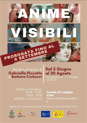 L'arte prolunga la sua magia: prorogata la mostra "anime visibili" al castello di Costigliole d'Asti